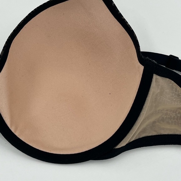 Calvin Klein 36D Black nude Lace pattern Lightly padded underwire Bra - Picture 9 of 9